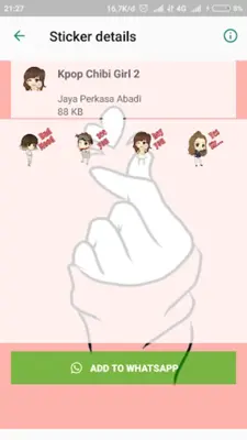 Love Cute Korean Chibi Kpop St android App screenshot 0