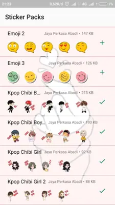 Love Cute Korean Chibi Kpop St android App screenshot 7